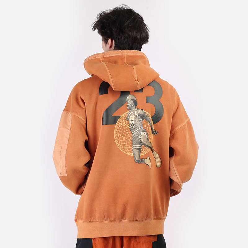 Мужская толстовка Jordan 23 Engineered Washed Fleece Hoodie (CV2766-875)  - цена, описание, фото 6